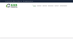Desktop Screenshot of krbfinancialnc.com